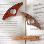 Personalized Book Dragon Thumb Book Page Holder with Engraved Name Reading Corner Birthday Gift for Book Lovers Bookworms