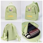 Personalised Cute Cartoon School Animal Multi-Compartment Kid Backpack with Name Back to School Gift for Boys Girls