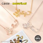 Personalized Long Tailed Marsupilami Shape Necklace with Name Anniversary Birthday Gift for Women Girls | Callie × Marsupilami®