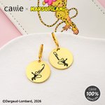 Personalized Cute Long Tailed Marsupilami Dangle Earrings with Name Birthday Christmas Gift for Her | Callie × Marsupilami®