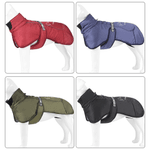 Personalized Cute Line Style Dog Pet Winter Windproof Jacket with Name Adoption Anniversary Birthday Gift for Pet Owners