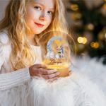 Gepersonaliseerd Aquarel Initiaal Paashaas Bloemen Eieren Acryl LED Nachtlampje met Naam en Houten Voet Decoratie Paas Cadeau voor Kinderen