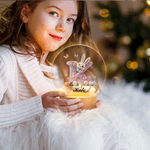 Personalized Pink Rabbit Easter Egg 3D Initial LED Night Light with Name and Wooden Base Room Decor Birthday Easter Party Favor Gift for Kids