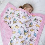 Personalized Classic Winnie the Pooh Soft Dot Blanket with Embroidered Name Nursery Bedding Decor Birthday Baby Shower Gift for Newborn New Mom