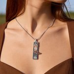 Personalized Western Style Cowgirl Boot Necklace with Monogram Music Festival Birthday Gift for Western Cowgirls