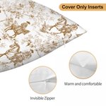 Personalized Retro Western Cowboy Plant Texture Soft Throw Pillow Cover with Name Home Decor Birthday Gift for Family Friends