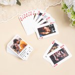 Carte da gioco personalizzate con foto, nome e data - Regalo per anniversari di matrimonio e compleanni per coppie, amici e famiglia