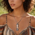 Personalized Western Style Cowgirl Boot Necklace with Monogram Music Festival Birthday Gift for Western Cowgirls