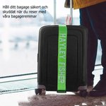 Personligt justerbart broderi namnbagagerem för 20in - 28in resväska Resor Viktig födelsedagspresent för reseälskare