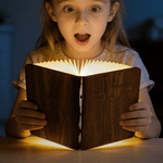 Personalised Engraved Cross Bible Verse Wooden LED Book Lamp with Name Home Decor Baptism Birthday Gift for Family Friend Christian