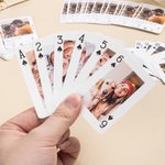 Carte da gioco personalizzate con foto, nome e data - Regalo per anniversari di matrimonio e compleanni per coppie, amici e famiglia