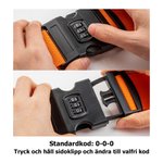 Personligt justerbart broderi namnbagagerem för 20in - 28in resväska Resor Viktig födelsedagspresent för reseälskare