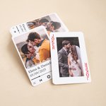 Carte da gioco personalizzate con foto, nome e data - Regalo per anniversari di matrimonio e compleanni per coppie, amici e famiglia
