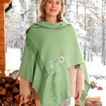 Personalized Birth Flower Birthstone Soft Warm Tassel Scarf with Name Winter Accessory Birthday Gift for Family Friends