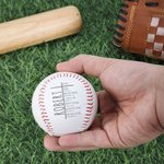 Personalized You Are Chosen Bible Verse Design Baseball Softball with Engraved Name Baptism Birthday Gift for Christians Sport Lovers