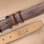 Personalized Initial Funny Men's Casual Buckle Leather Belt with Engraved Text and Name Birthday Valentine's Day Gift for Husband Boyfriend