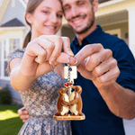 Henkilökohtainen olet minun pingviini puinen avaimenperä nimellä Ystävänpäivä Syntymäpäivä Vuosipäivä lahja pariskunnalle poikaystävä tyttöystävä