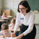 Personalized Multicolor Set of 2 3D Cloud Rectangle Name Badge with Occupation Birthday Induction Gift for Registered Nurse Medical Staff Educator