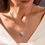Gepersonaliseerde geboortesteen foto hart Locket ketting sierlijke sieraden verjaardag Valentijnsdag cadeau voor vrouwen