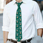 Personalised Funny 1-6 Face Photos Cartoon Action Soft Tie with Title Novelty Accessory Father's Day Birthday Gift for Grandpa Dad Man