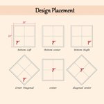 Personalizzato Bow Wreath Peter Rabbit iniziale Tovagliolo di lino con nome Decorazione da tavolo Regalo di Pasqua per bambini Famiglia Amici