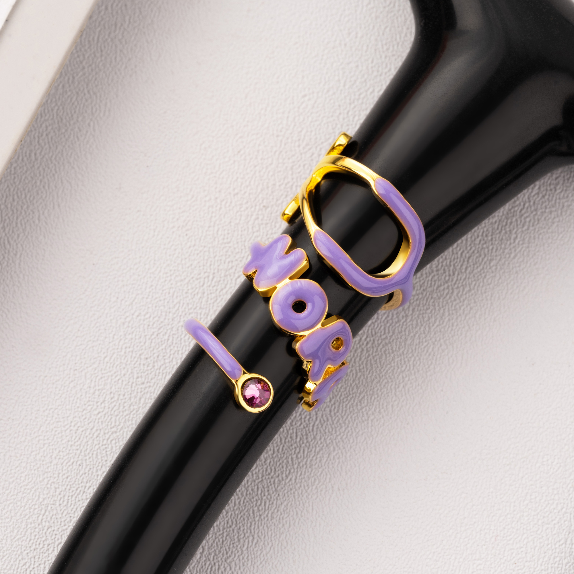 Stethoscope personnalisé multicolore Nom pierre de naissance Accessoire médical Journée infirmière Appréciation Cadeau de fin d'études pour infirmière Médecin Etudiant en médecine