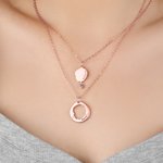 Personalisierte Kind Profil Silhouette Birthstone Halskette Zierliche Schmuck mit Namen Geburtstag Jahrestag Geschenk für Mama
