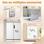 Marcapáginas personalizado de cuero PU magnético acuarela flor del nacimiento con nombre regalo de cumpleaños para amantes de la lectura