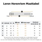 Gepersonaliseerde Leren Riem met Gegraveerde Tekst Vaderdag Verjaardagscadeau voor Mannen