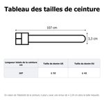 Ceinture élastique tissée sans trou personnalisée avec bouquet de fleurs de naissance et nom - Cadeau anniversaire pour elle