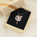 Collier de selle et fer à cheval personnalisé avec nom gravé - Cadeau d'anniversair Saint-Valentin pour les femmes amoureuses de cheval