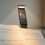 Personalized Cartoon Reading Character Butterfly Book Rechargeable LED Light Clip with Name Birthday Gift for Book Lovers Bookworms