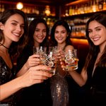 Personalized Rose Alphabet 10 oz Whiskey Glass with Name Valentine's Day Gifts for Couple Whiskey Lover