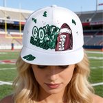 Personalisierte Hand gezeichnet Football Cheerleader Pom-Pom atmungsaktiv einstellbar Trucker Hut mit Namen Text im Freien verwenden Geburtstagsgeschenk für Fußball Mom Lover