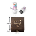 Personalisierter Eier-Stempel mit Blütenblättern Hühner-Silhouette Text lebensmittelechter Tinte Bauernhof Geburtstag Geschenk für Familie Landwirte