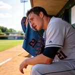 Henkilökohtainen merkki siluetti Baseball Soccer Sports Pyyhe nimi numero ja ripustettu Clip Game Day Syntymäpäivälahja urheilun ystäville