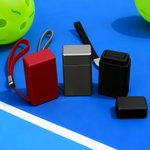 Personalized Simple Name Pickleball Stamp with Ink and Lanyard Pickleball Accessory Birthday Sports Gift for Pickleball Lover Player