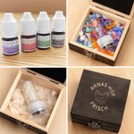 Personalisierter Eier-Stempel mit Blütenblättern Hühner-Silhouette Text lebensmittelechter Tinte Bauernhof Geburtstag Geschenk für Familie Landwirte