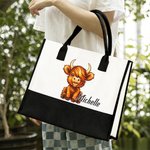 Bolsa de maquillaje portátil con nombre Accesorios de viaje Día de la Madre Regalo de cumpleaños para mujeres Niñas