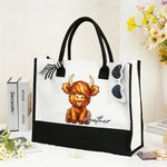 Bolsa de maquillaje portátil con nombre Accesorios de viaje Día de la Madre Regalo de cumpleaños para mujeres Niñas