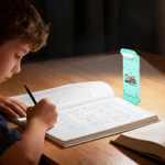 Personalized Cartoon Reading Character Butterfly Book Rechargeable LED Light Clip with Name Birthday Gift for Book Lovers Bookworms