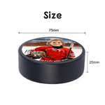 Personalized Photo Ice Hockey Puck with Name Number and Text Ice Rink Game Day Team Gift for Ice Hockey Player Lover