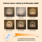 Personoitu  söpö metsäeläin yövalo nimellä puupohjalla lahjaksi syntymäpäivään tai vauvanjärjestelyihin pojille ja tytöille