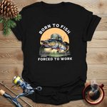 Personalisierte humorvollen Text Fisch Muster T-Shirt Sweatshirt Hoodie mit Namen täglich tragen Geburtstag Vatertag Geschenk für Papa Angeln Liebhaber