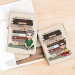 Funda para Kindle personalizada con personaje de dibujos animados y nombre uso diario regalo de cumpleaños para amantes de los libros