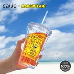 Personalized Long-Tailed Leopard Marsupilami 16 oz Name Acrylic Tumbler with Name and Lid Birthday Gift for Friends | Callie × Marsupilami®