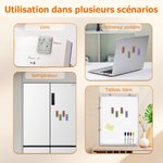 Marque-page magnétique en cuir PU personnalisé avec nom et fleur de naissance - Cadeau d'anniversaire pour les amoureux des livres