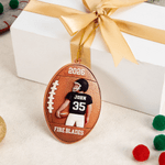 Personalised Football Player Acrylic Keychain with Name and Number Team Club Gift for Football Players