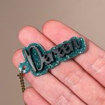 Personalised Glitter Name Year Graduation Cap Charm Tassel Decoration 2026 Graduation Gift for Graduates Classmates