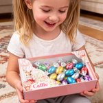 Personalised Cute Peter Rabbit Easter Gift Box with Name Daily Use Easter Gift for Girls Boys Kids